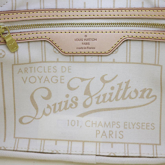 L N51110 Neverfull PM Shoulder Bag Damier Azur Canvas