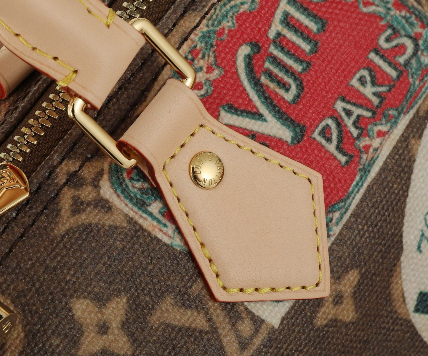 Louis Monogram Hotel Labels Speedy Bandouliere 30