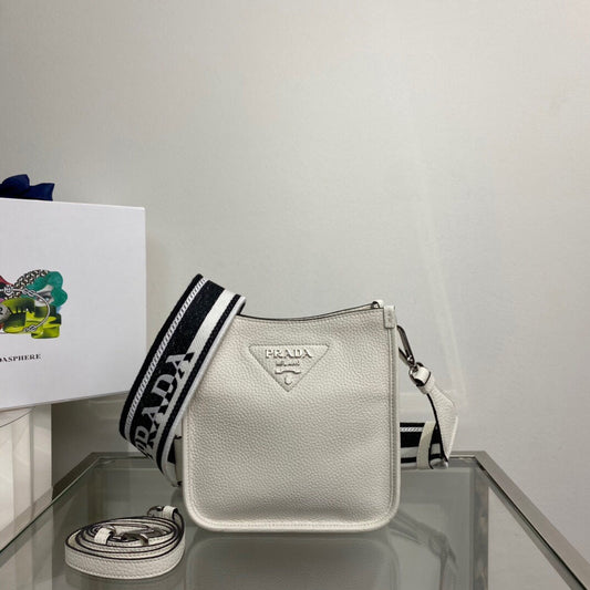 Pra Mini Shoulder Bag White For Women, Women's Bags 7.9in/20cm