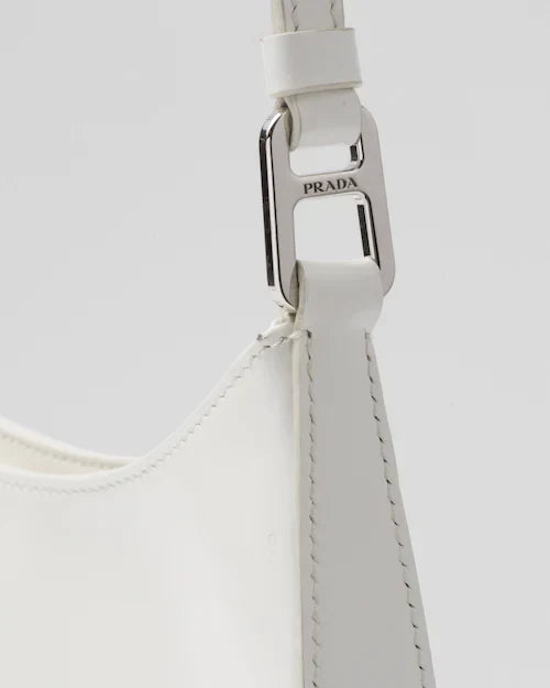 PP Cleo brushed leather shoulder bag - White