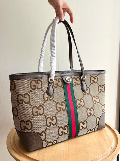 GG ophidia tote bag size: 38-28-14cm