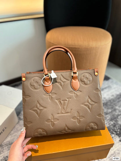 Louis new arrival onthego Monogram Empreinte bag size: 34 cm