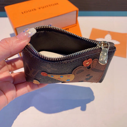 Louis new arrival coin earphone bag wallet