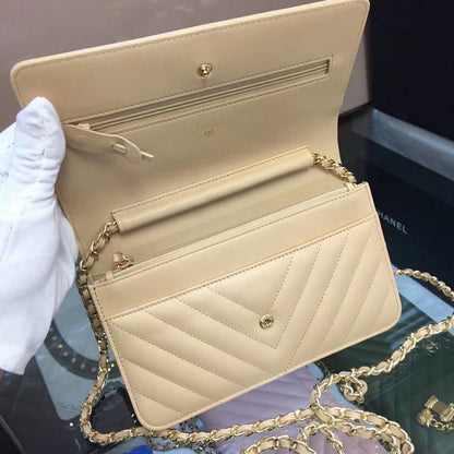Chevron Lambskin Woc