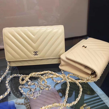 Chevron Lambskin Woc