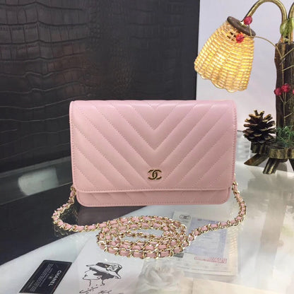 Chevron Lambskin Woc