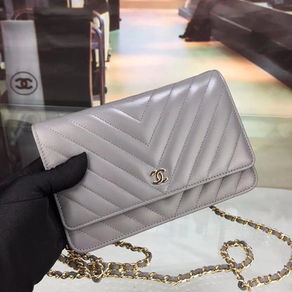 Chevron Lambskin Woc